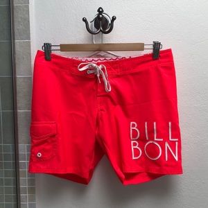 Neon Orange Billabong shorts